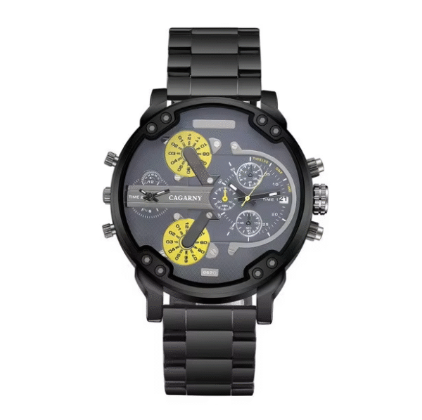 CAGARNY 6820 Men's Dual Time Chronograph Quartz Watch
