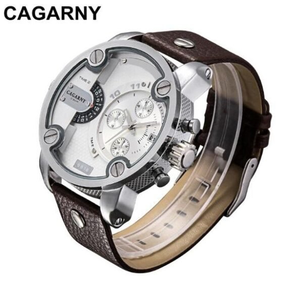 CAGARNY 6818 Men's Dual Time Quartz Sports Watch