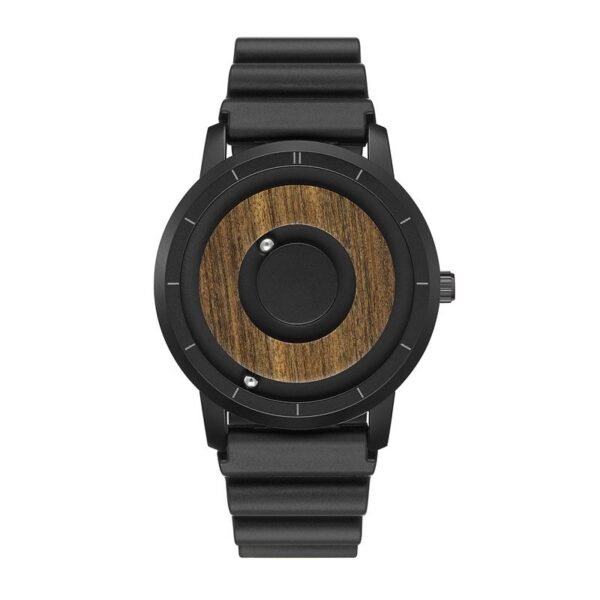 EUTOUR E022 Magnetic Ball Wooden Dial Quartz Watch