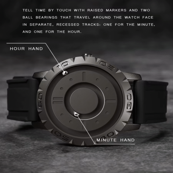 EUTOUR E030 Magnetic Ball Bearing Swiss Quartz Watch